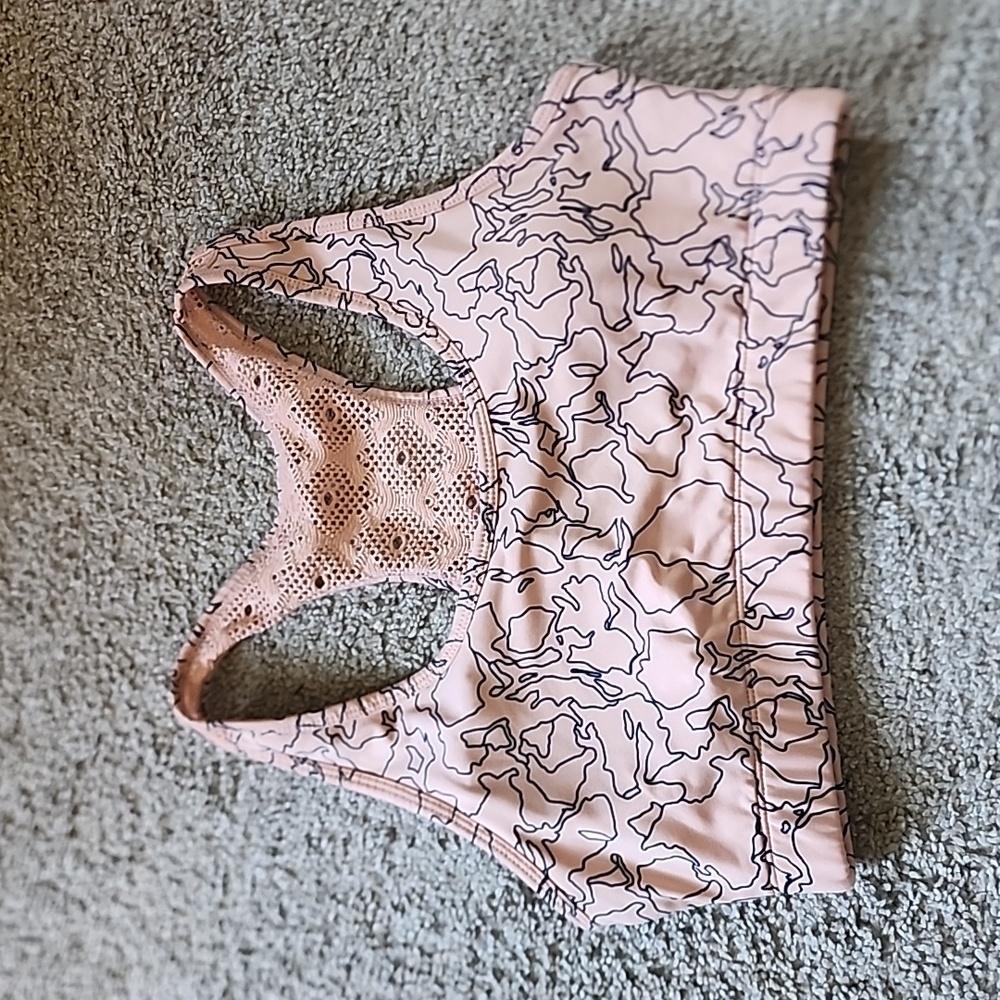 Zyia orange bomber sports bra